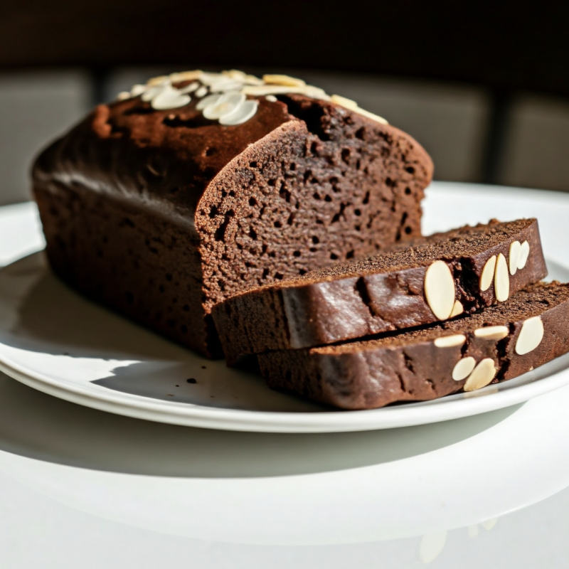 Chocolate Almond Jaggery Tea Cake(No sugar)